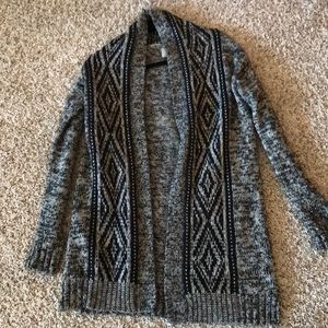 Black and grey cardigan!